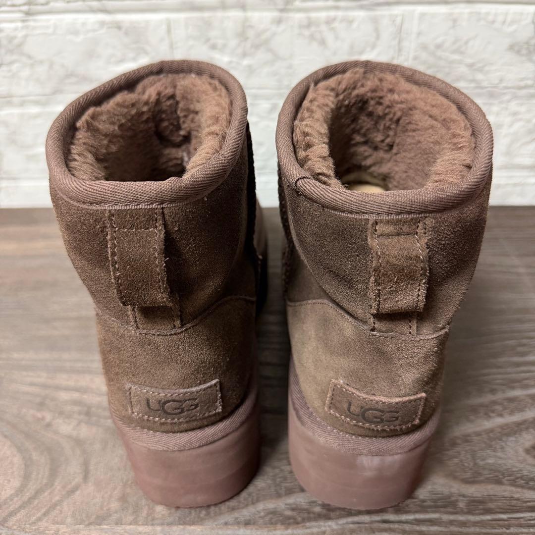 UGG クラシックミニ プラットフォーム ブラウン 25cm