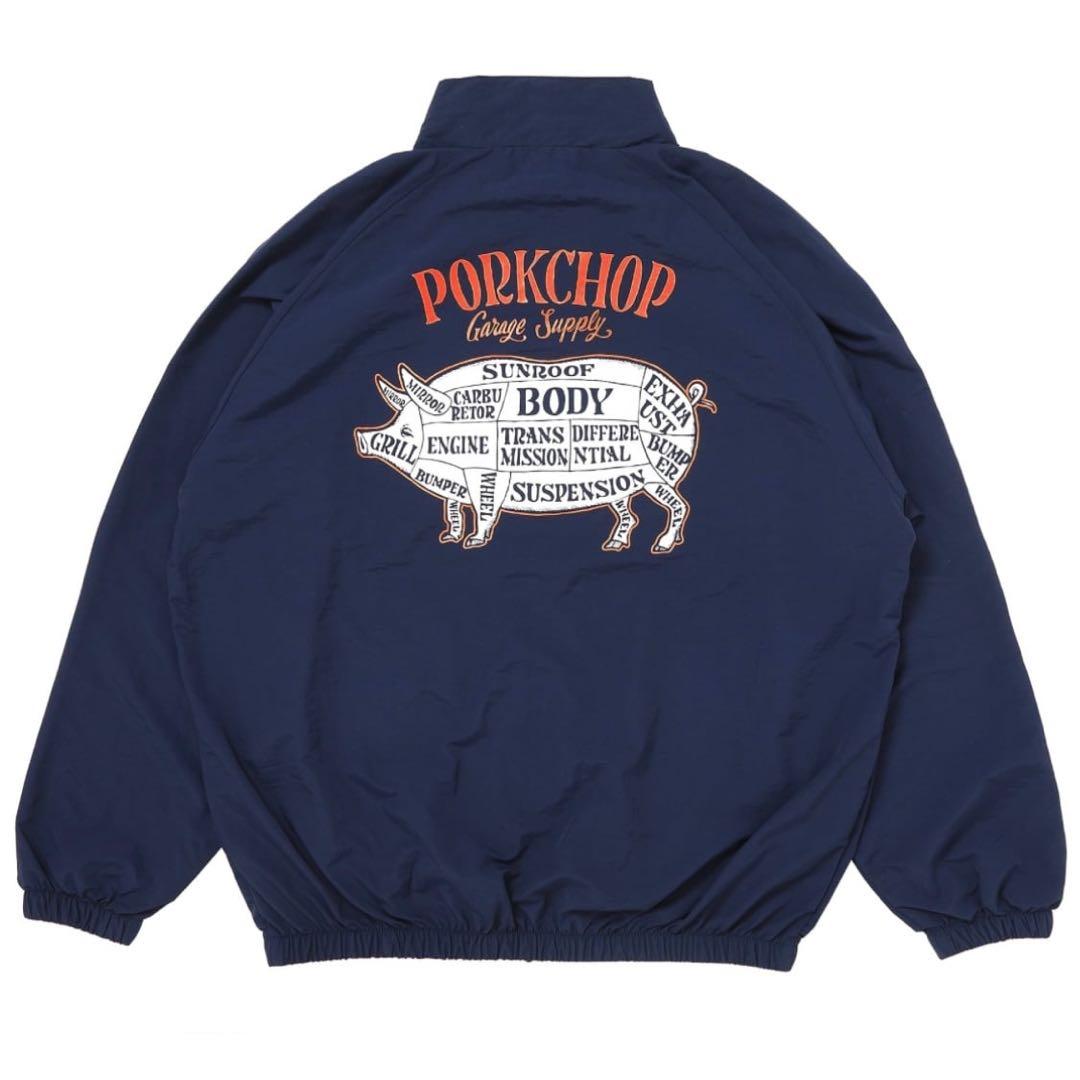 PORK CHOP PORK BACK NYLON JKT　NAVY XLサイズ