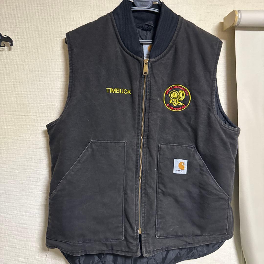 Carhartt ブラック ベスト TIMBUCK
