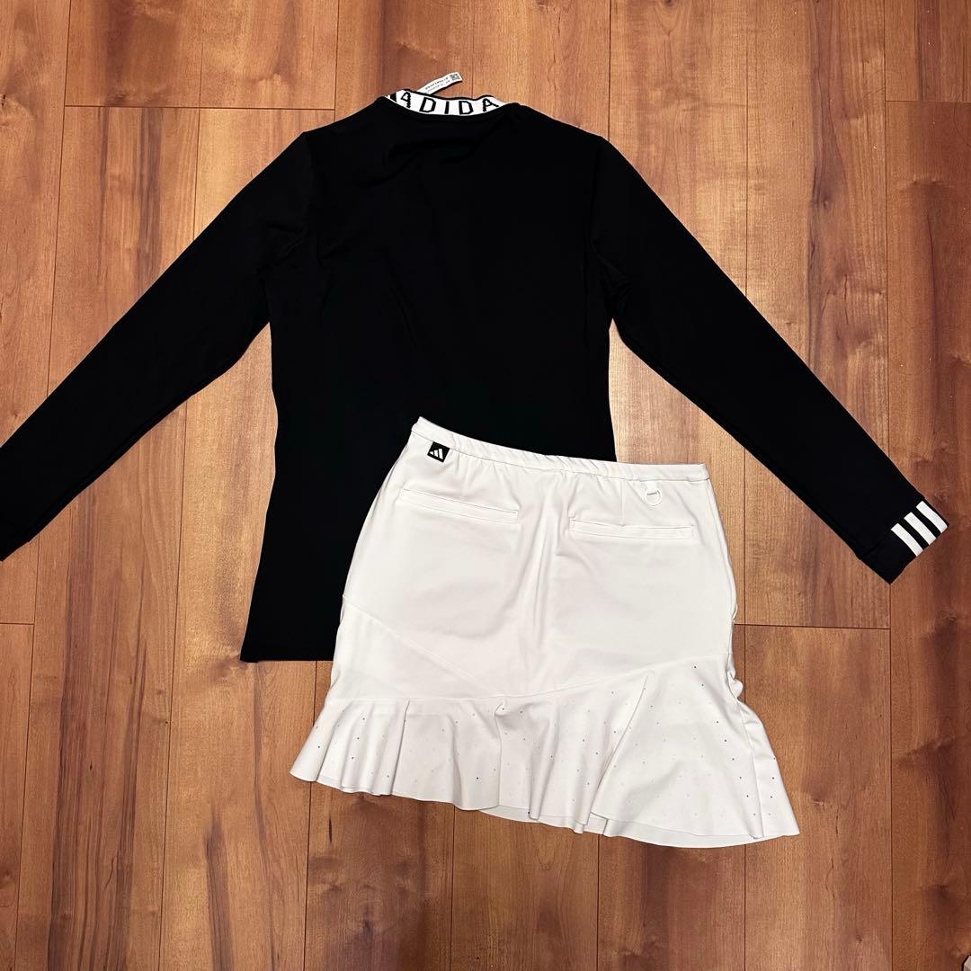 長袖　ハイネック　フリルスカート　サイズS セットアップ　春夏秋