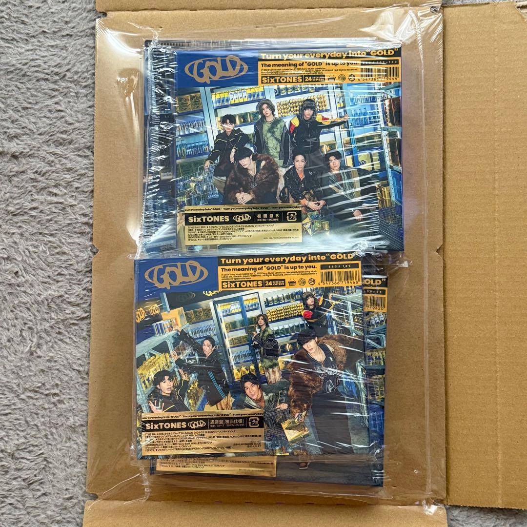 SixTONES アルバム　GOLD 3形態　特典付き