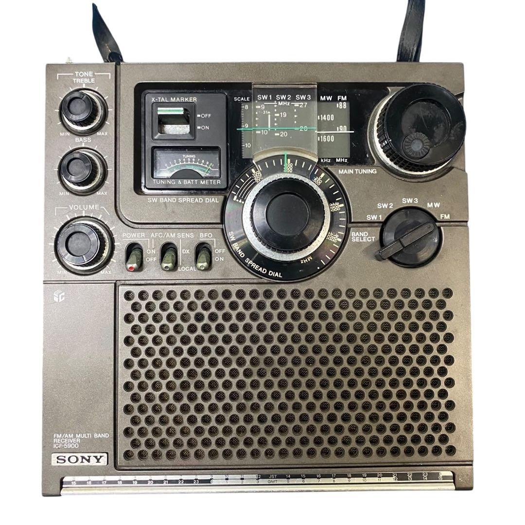 SONY アナログラジオ スカイセンサー ICF-5900 動作品 「村」