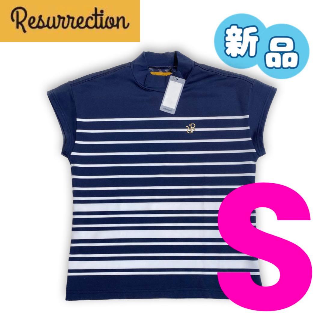 【新品】レザレクション　レディース　モックネック　ネイビー　Sサイズ