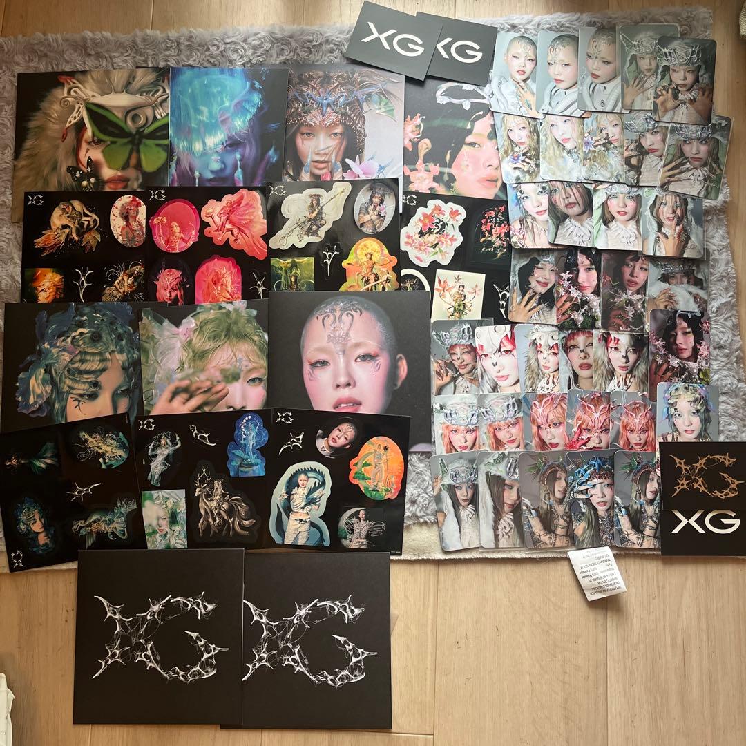 XG フォトカードセット　AWE フルセット　ソロ　CD トレカ　コンプリート