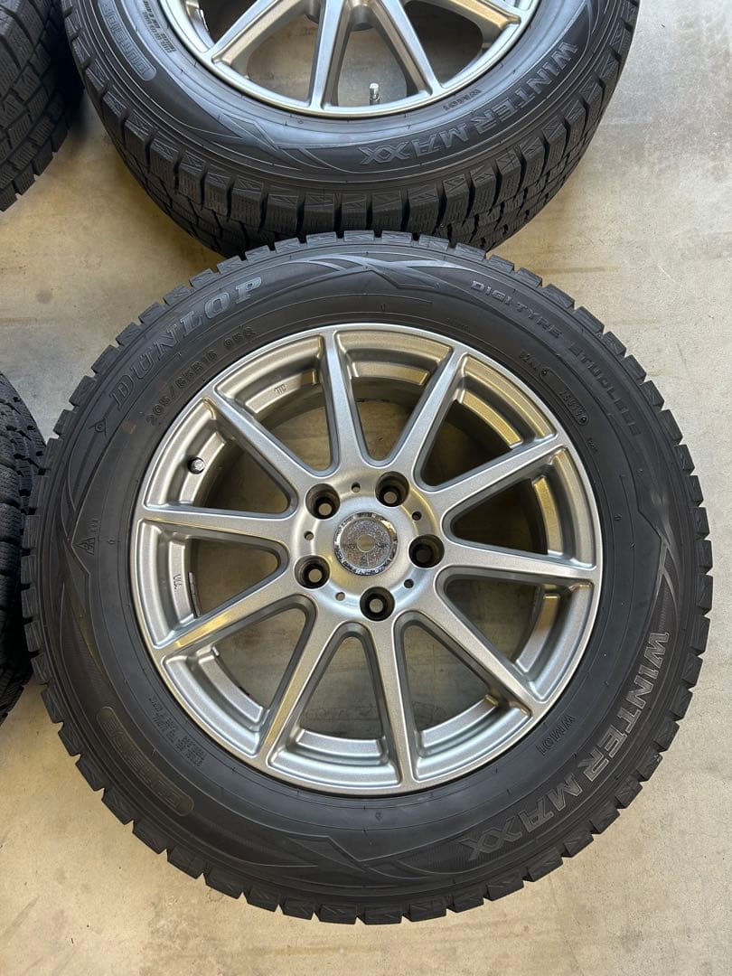 16インチ スタッドレス ダンロップ ウインターマックス 205/65 バリ山