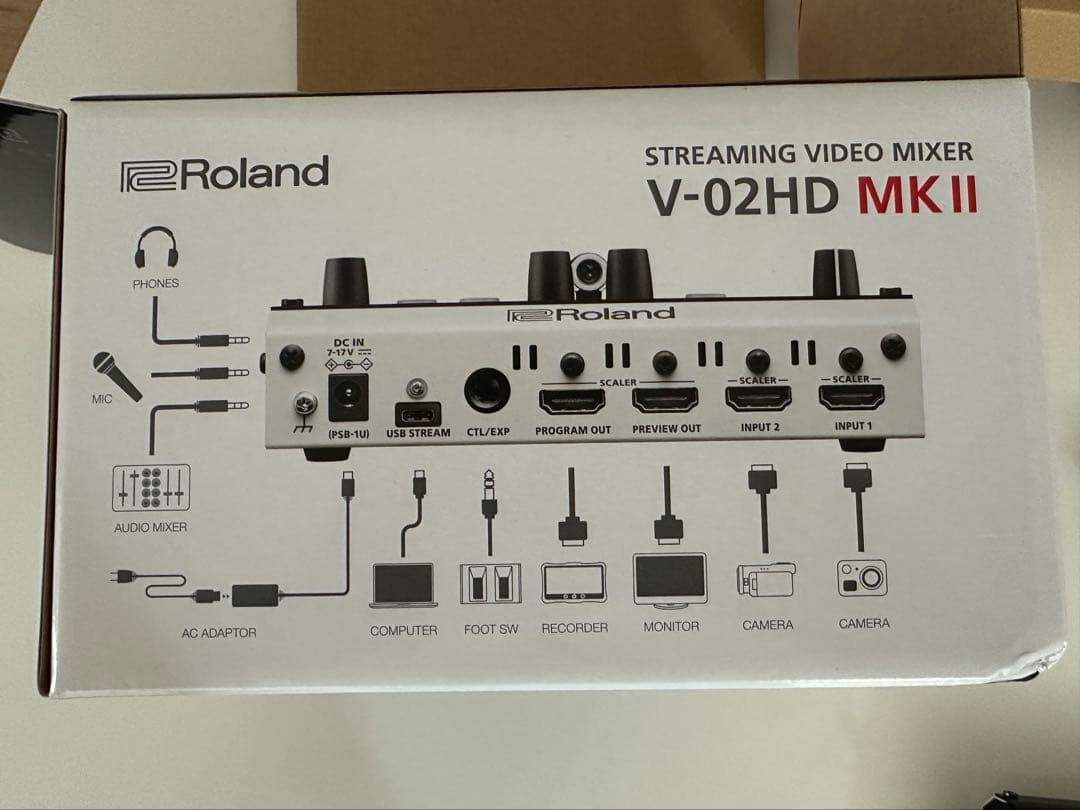 【美品】Roland V-02HD MK II ストリーミングミキサー