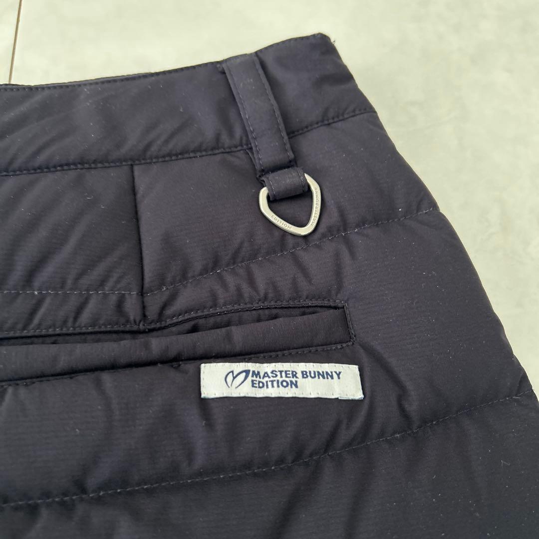 【美品 】マスターバニー★ダウンスカート★紺★サイズ1（M相当）★巻きスカート風