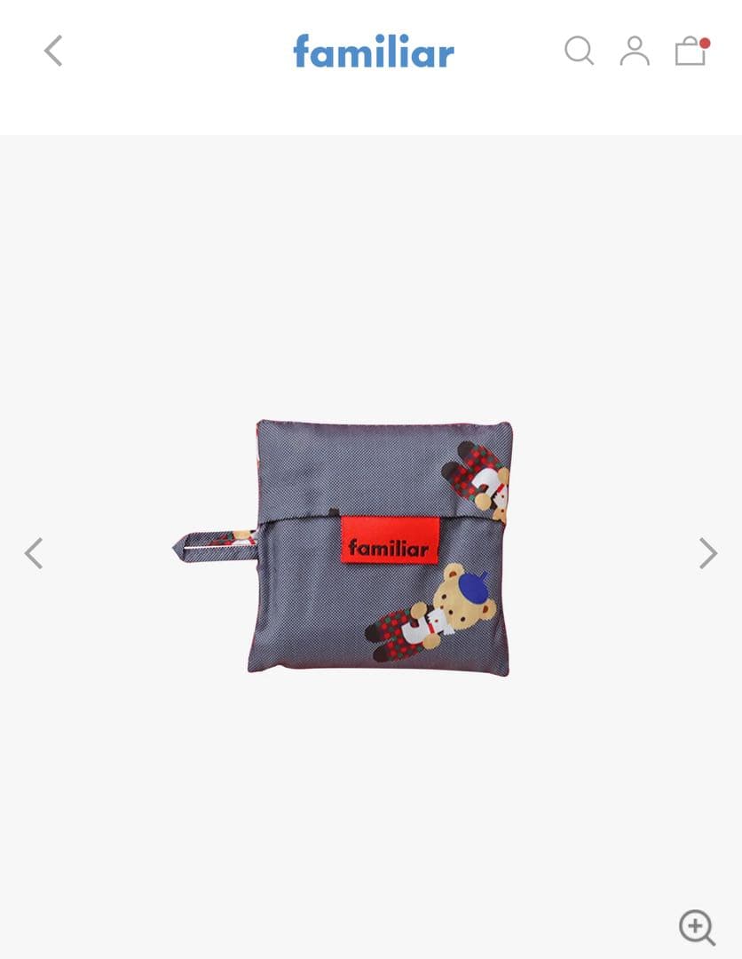 ファミリア×BAGGU♡S♡エコバッグ♡familiar♡WEB限定完売品
