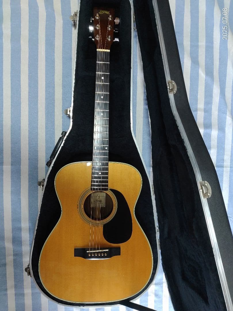 S.YAIRIのYO-90／000-28タイプのオール単板エボニー指板仕様アコギ