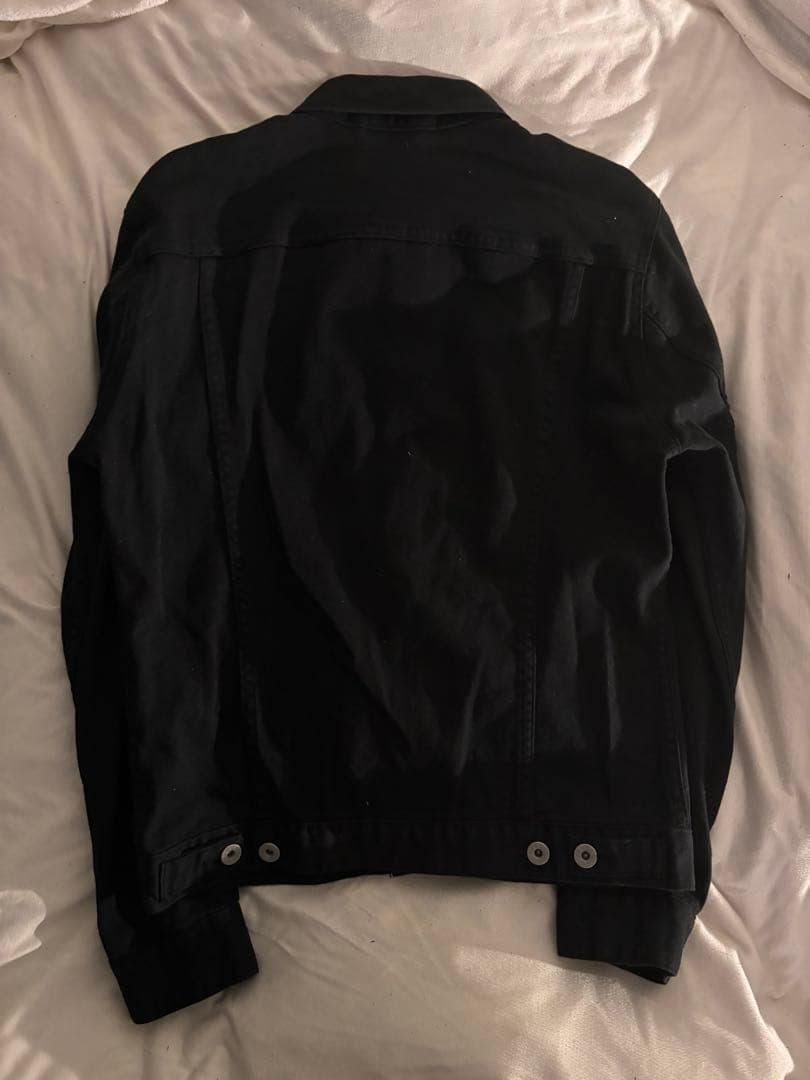 ジャケット・アウター 00s archive black denim jacket y2k