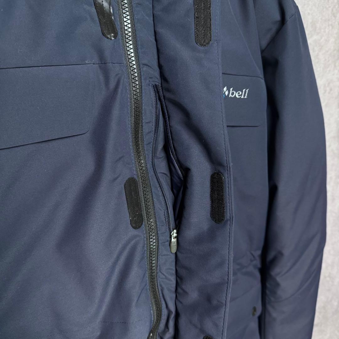 【最終価格】モンベル グースダウン ダウンジャケット メンズ M ネイビー