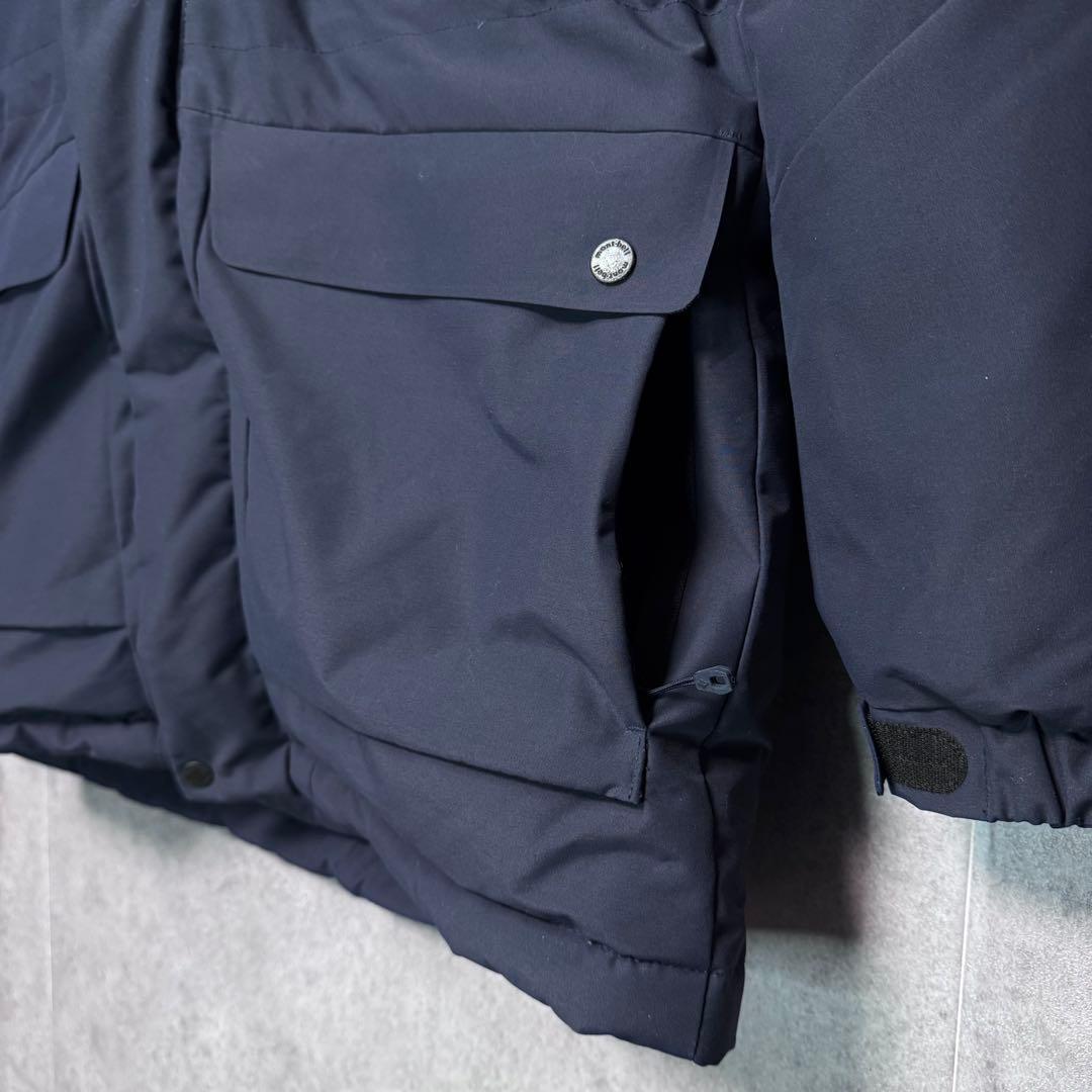 【最終価格】モンベル グースダウン ダウンジャケット メンズ M ネイビー