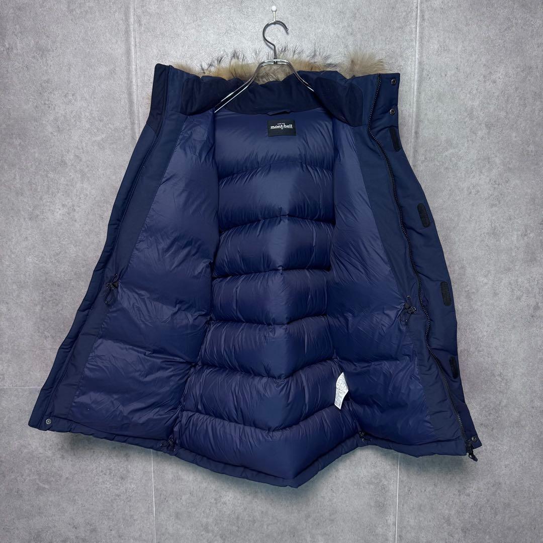 【最終価格】モンベル グースダウン ダウンジャケット メンズ M ネイビー