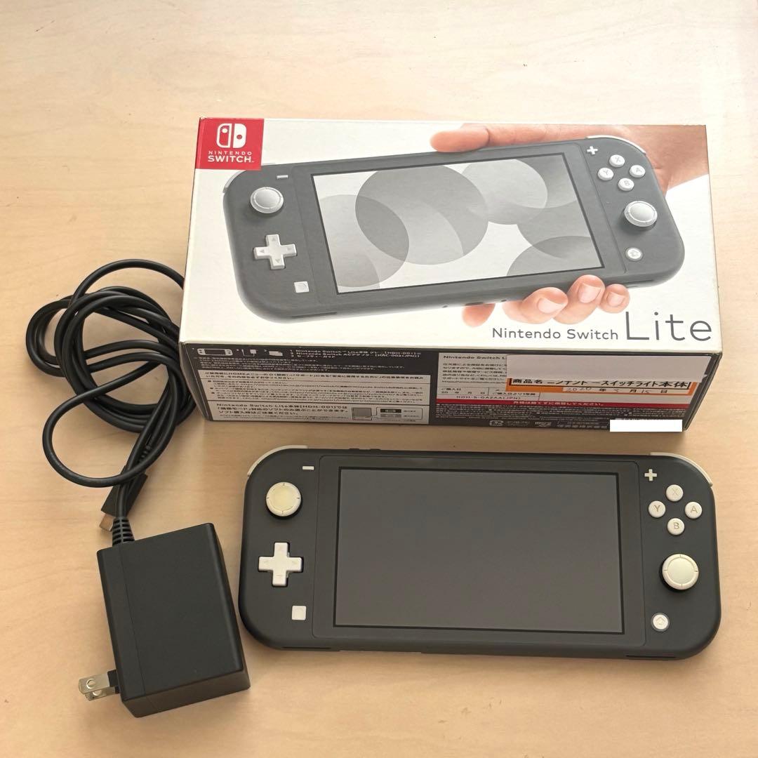 Nintendo Switch Lite グレー　スイッチライト　ゲーム機　本体
