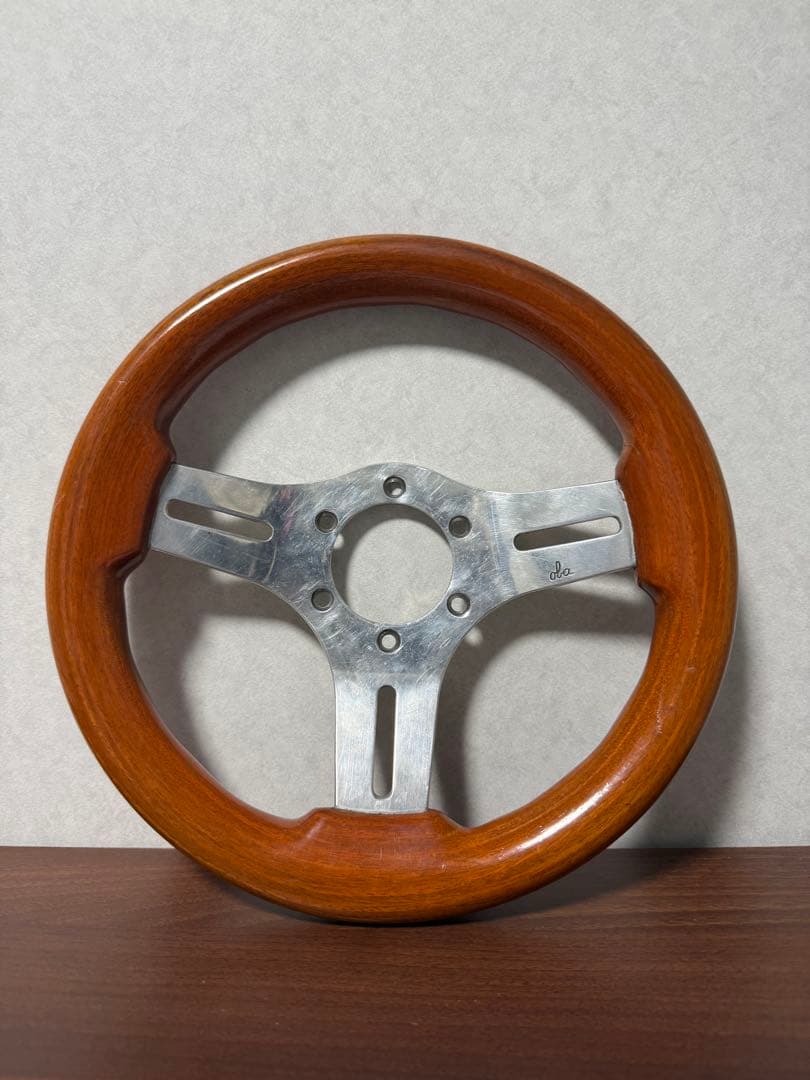 値下げしました　オバ　28パイ　ステアリング　当時物