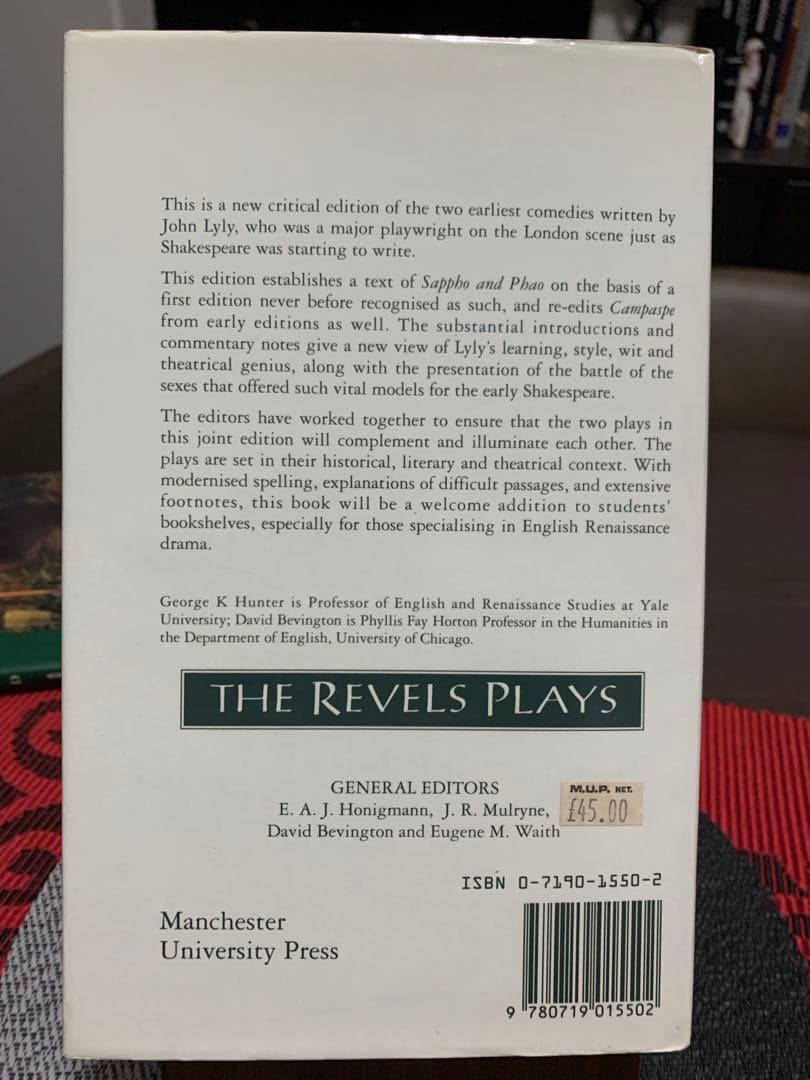 洋書 CAMPASPE, SAPPHO AND PHAO