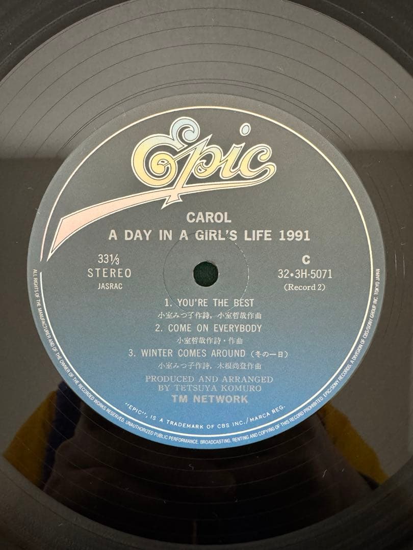 TM NETWORK レコード　盤美品