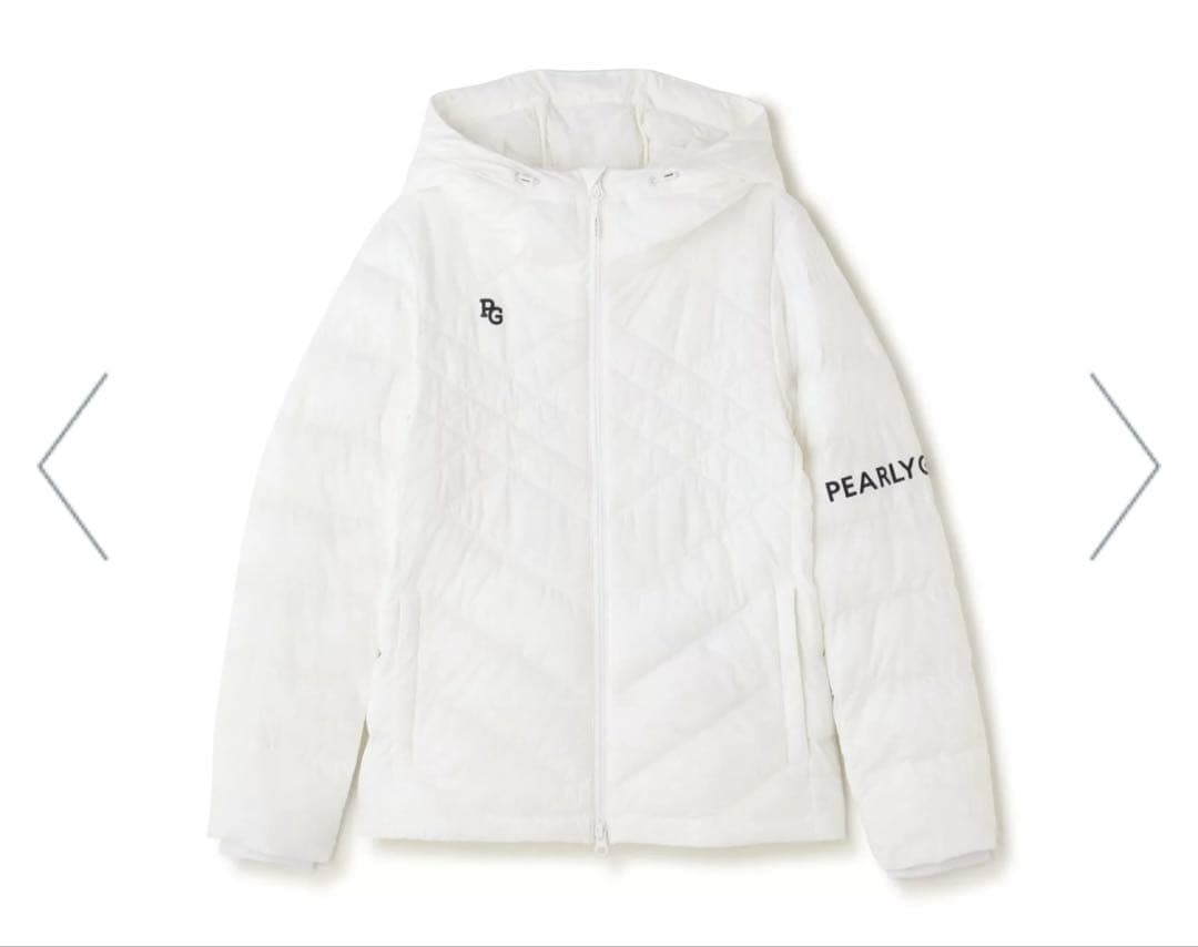 パーリーゲイツ ホワイトダウンジャケット サイズ0