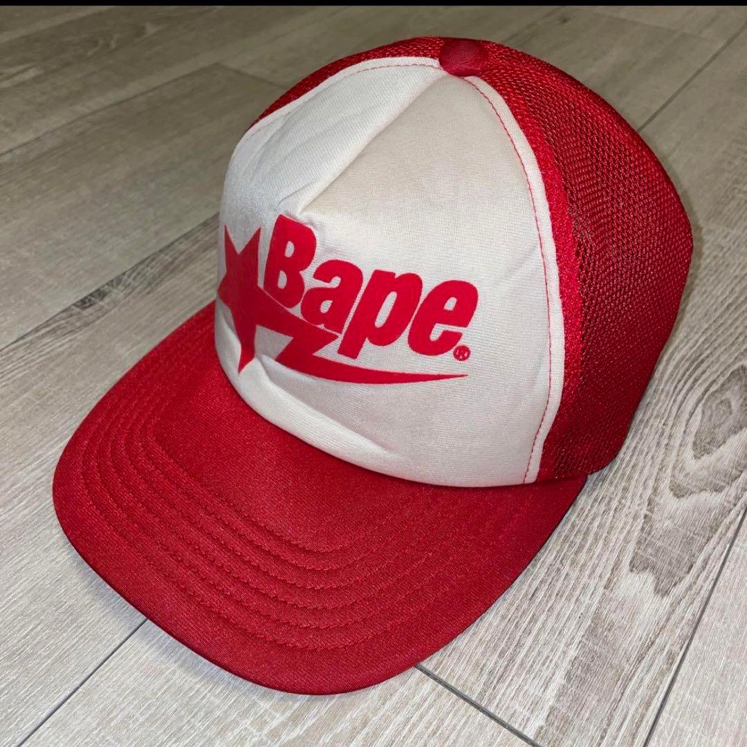 a bathing ape bapesta Y2K 00s メッシュキャップ