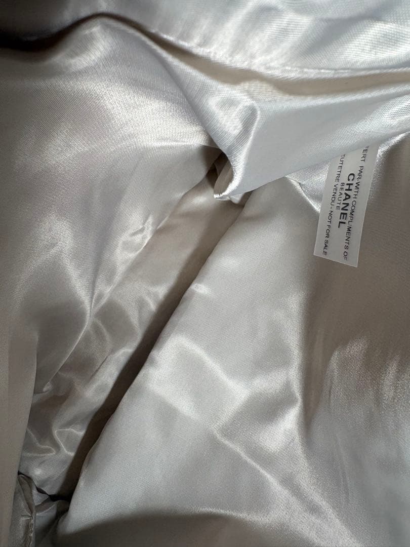 CHANEL ツイードトートバッグ　シフォン ブルー