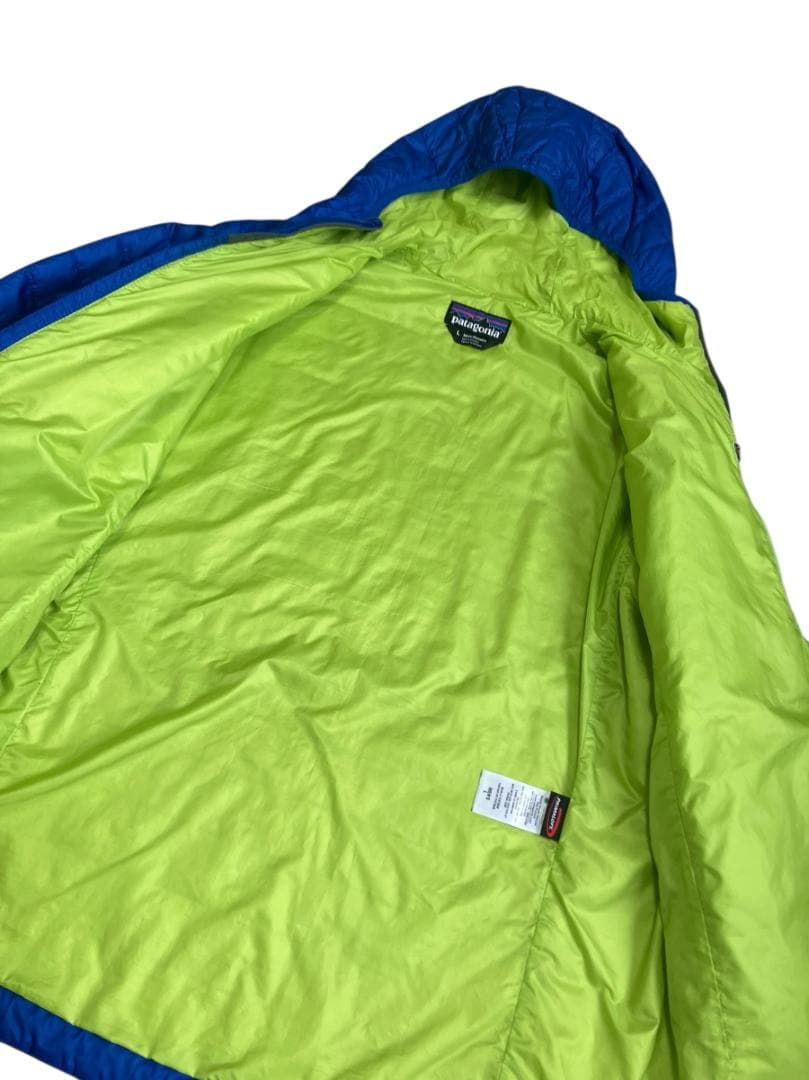 patagonia ナノパフ フーディ メンズ　L ジャケット 青 パタゴニア