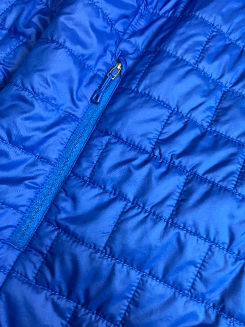 patagonia ナノパフ フーディ メンズ　L ジャケット 青 パタゴニア