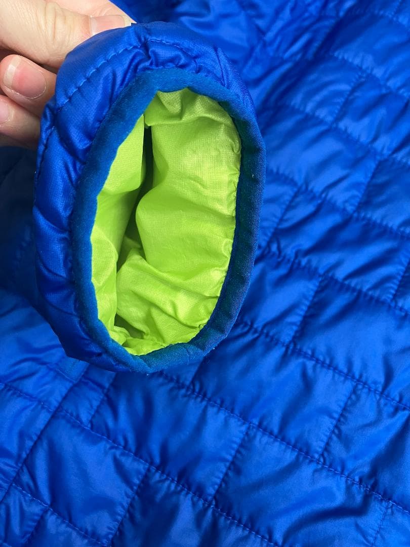 patagonia ナノパフ フーディ メンズ　L ジャケット 青 パタゴニア