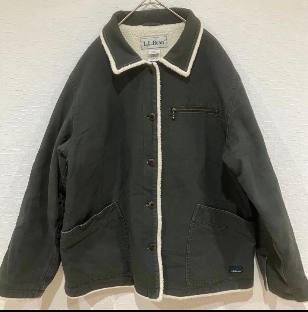 80s LLbean LLビーン ハンティングジャケット カバーオール　ボア仕様