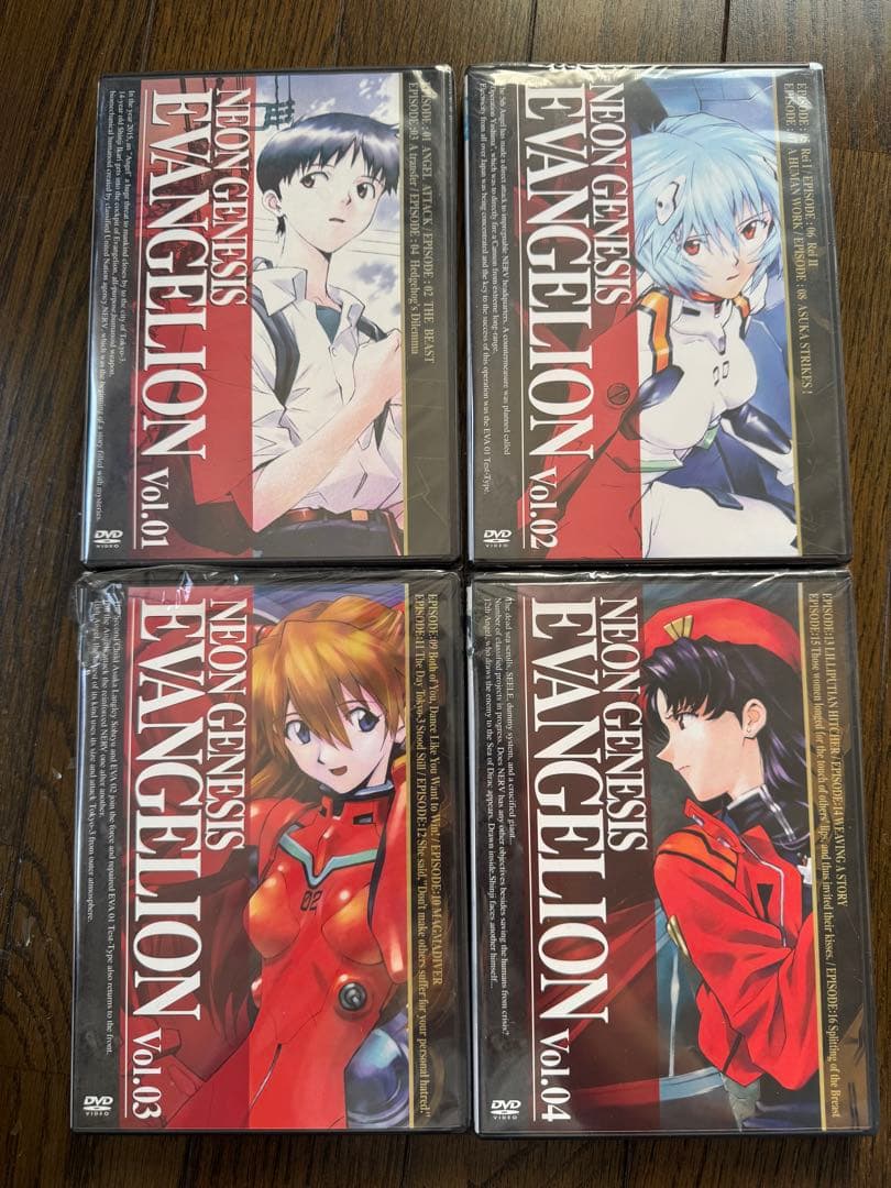 エヴァンゲリオンコミック1～12巻＋1冊★DVDVol.1～8＋1枚★セット売り
