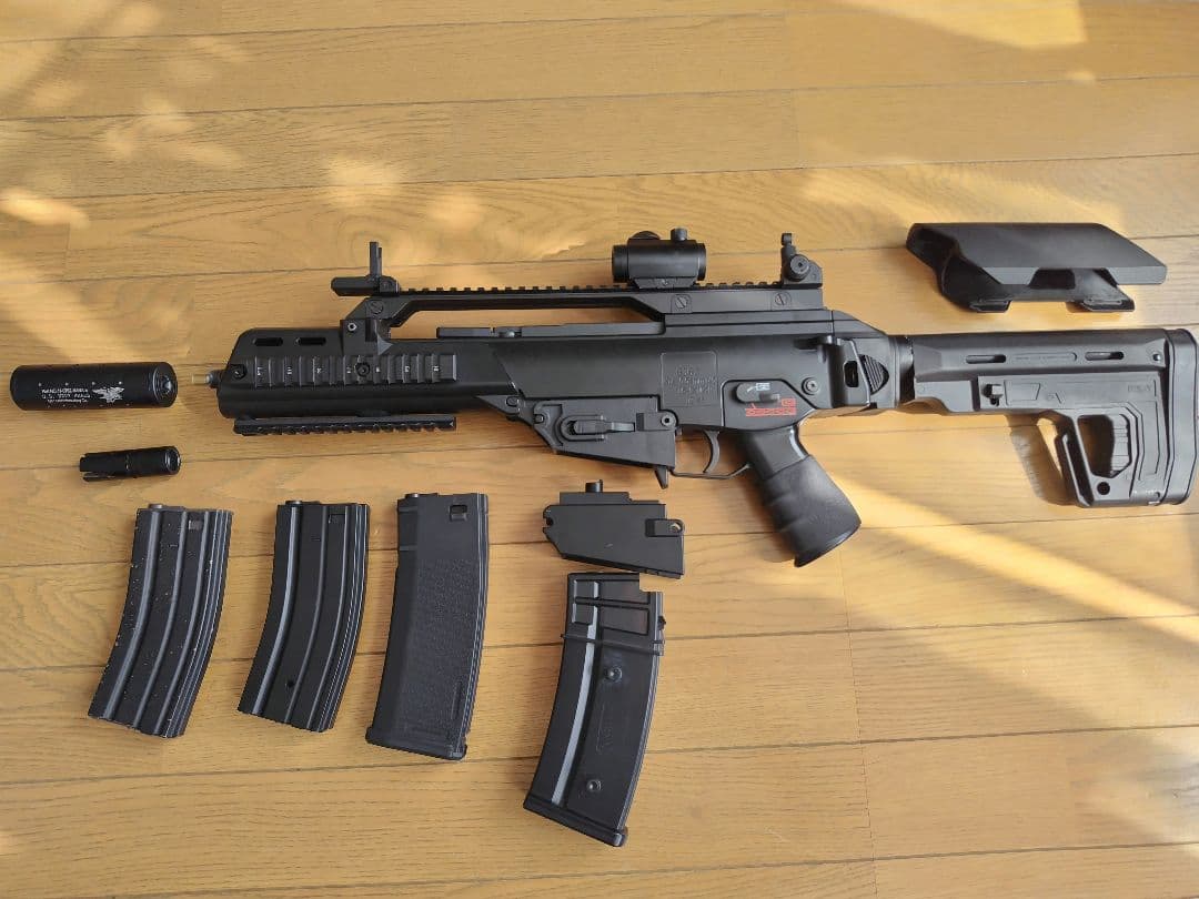 次世代G36C 後方配線　外装М4カスタム　初速0.25g弾　86m/s　美品