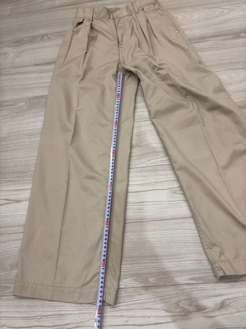 ドゥロワー drawer タック　チノパン
