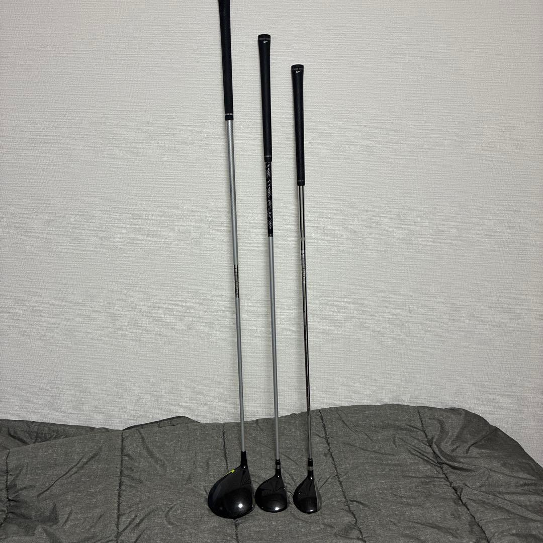 値下げ　ナイキゴルフ　ドライバー　ヘアウェイウッド　ユーティリティ　三本セット