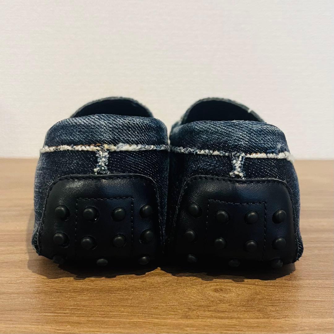 【極美品】TOD’S トッズ ビットローファー モカシン　デニム