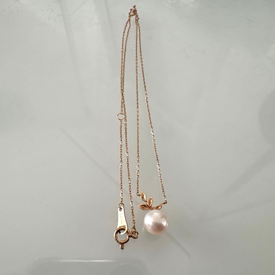 agete k10 パールネックレス