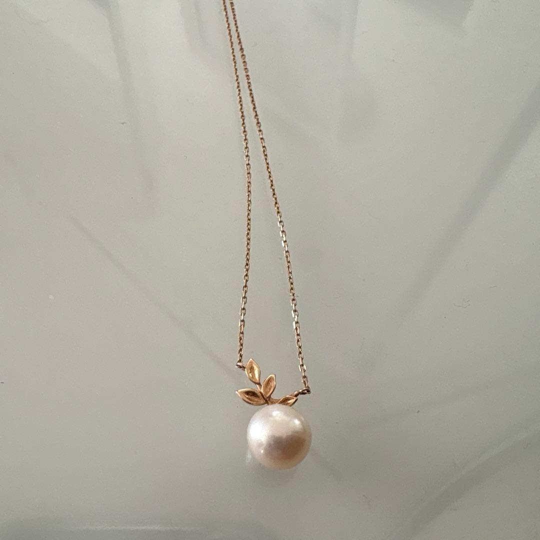 agete k10 パールネックレス