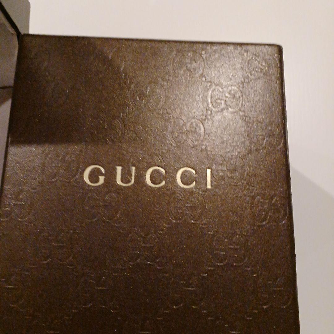 sunsetM様　GUCCI レディース ブラックレザー18金クォーツ時計