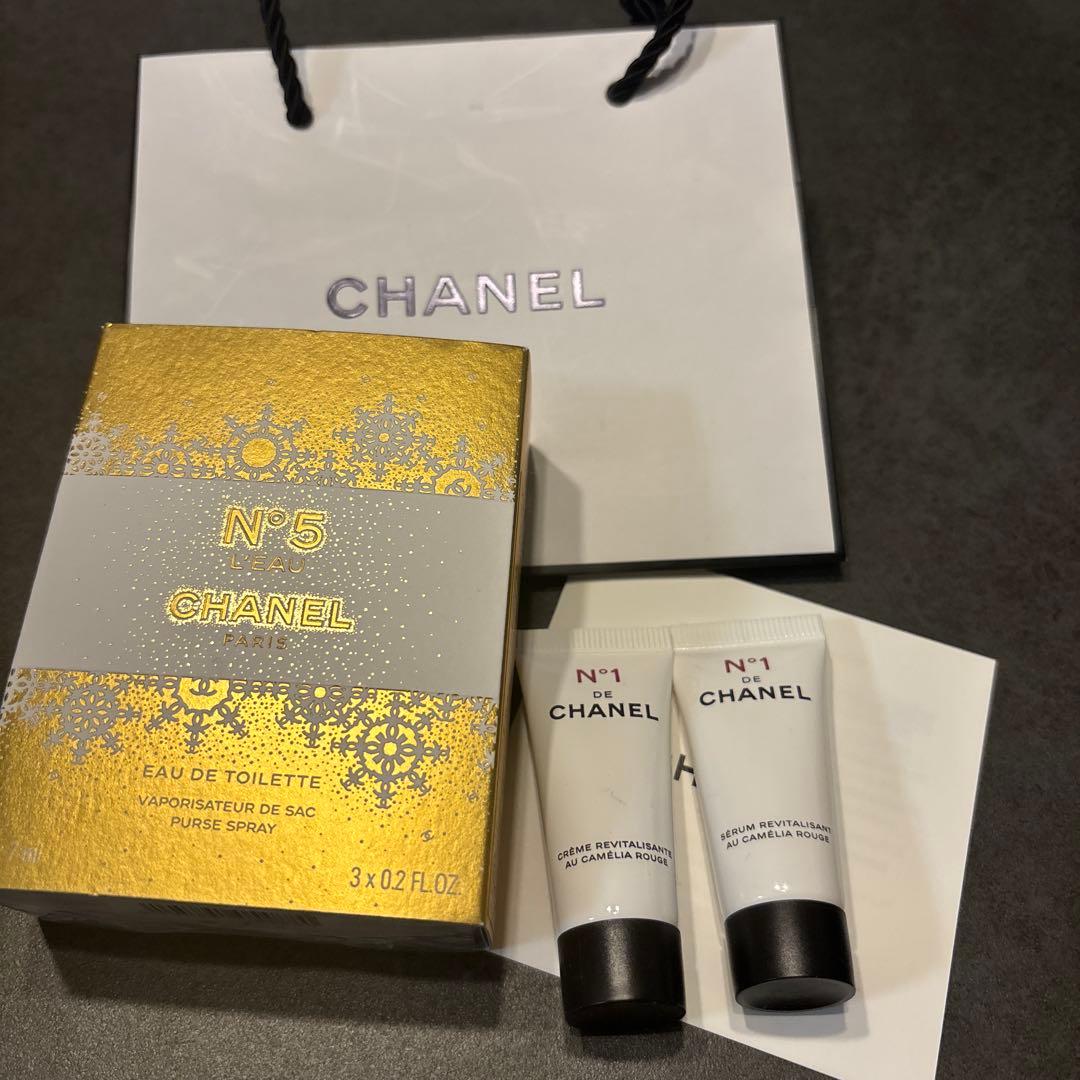 シャネル N°5 ロー オードゥトワレット パース スプレイ(7mL×3)