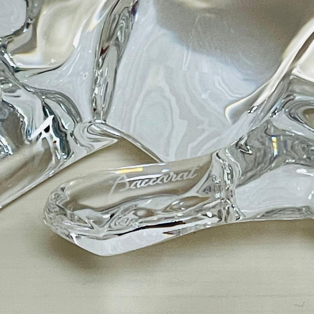 Baccarat バカラ 干支 クリスタル フィギュリン 置物 丑 牛 ウシ