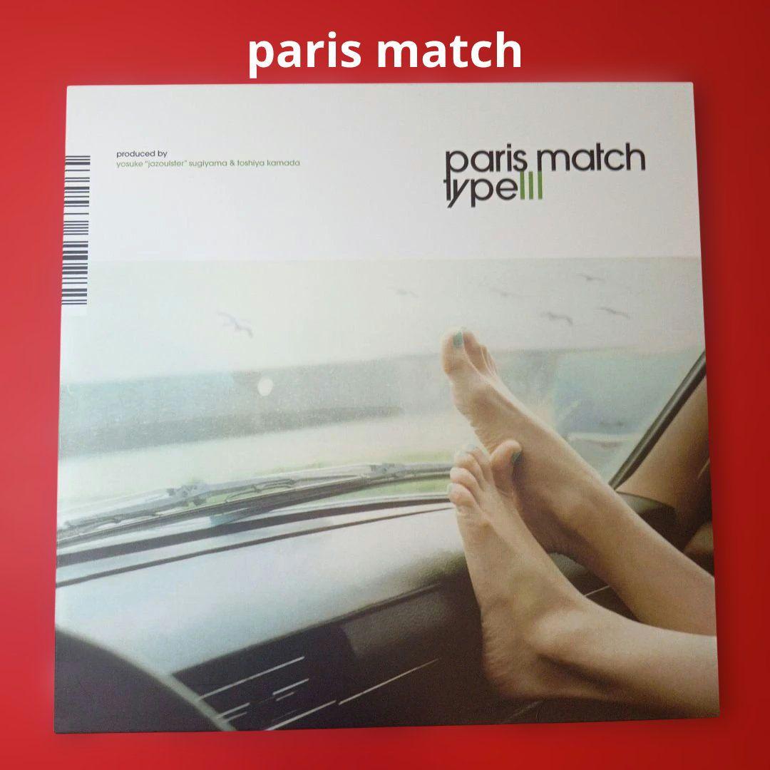 paris match LP レコード　typeⅢ　渋谷系