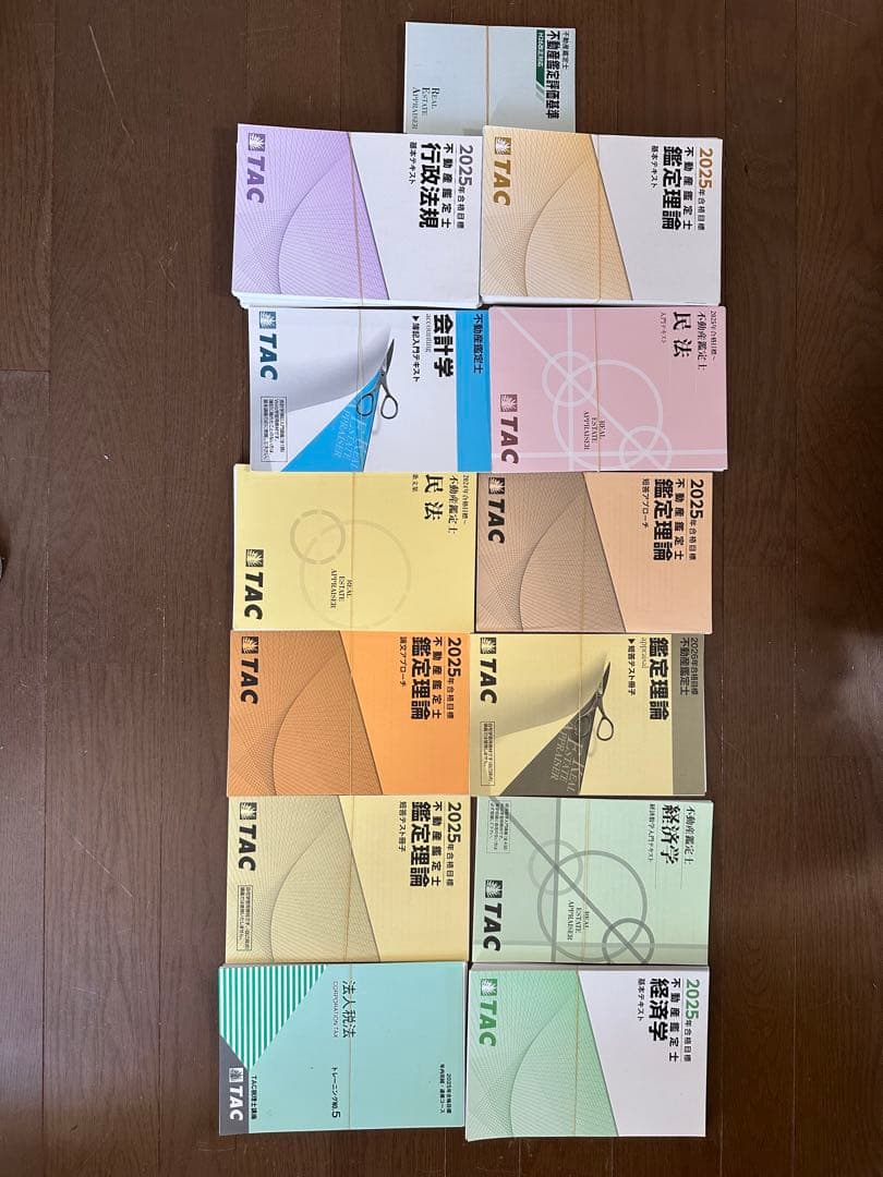 最新版！不動産鑑定士　TACテキスト　2025、2026年度合格目標