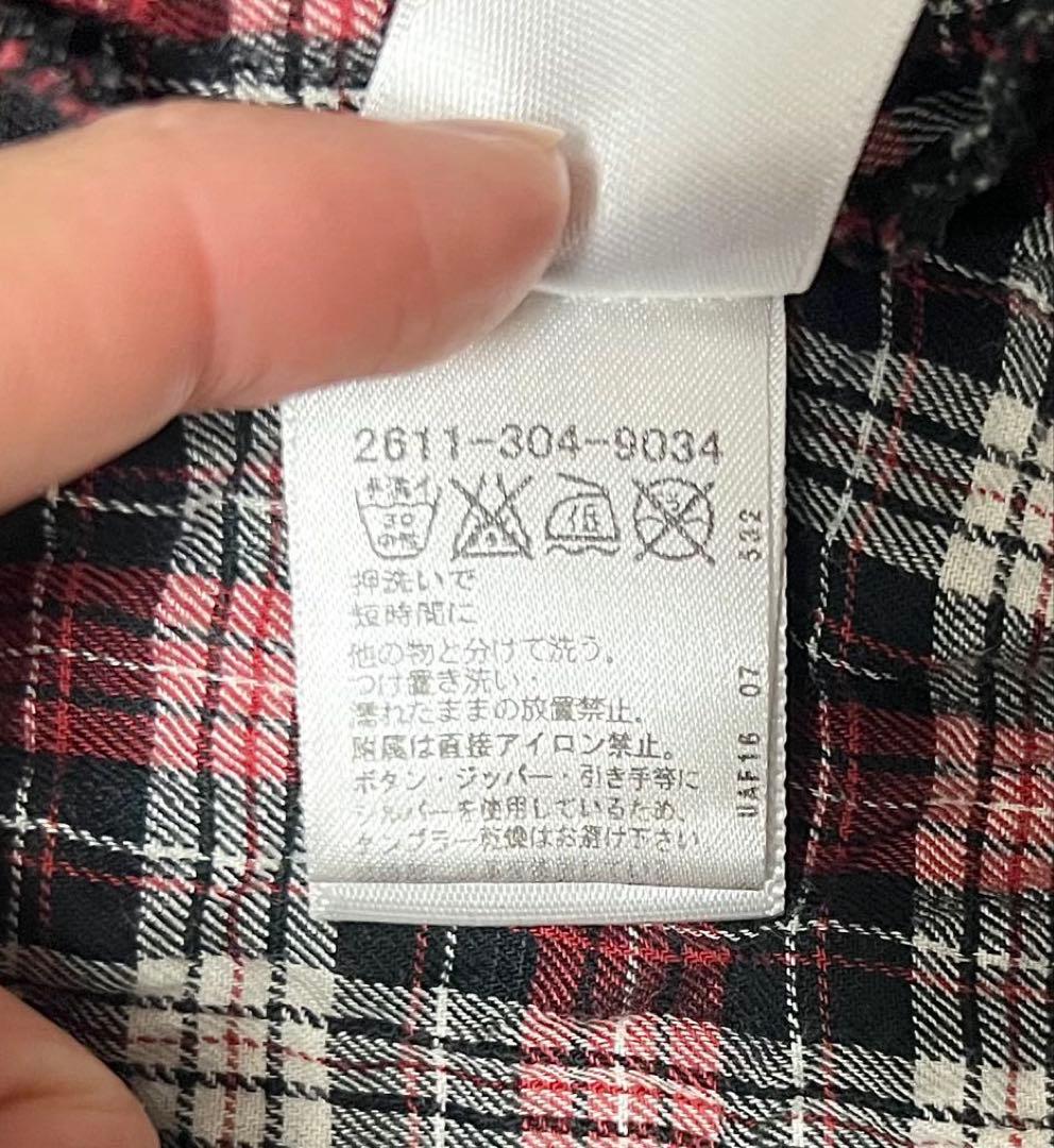 Chrome Hearts クロスパッチ チェック柄シャツ ウエスタン xs