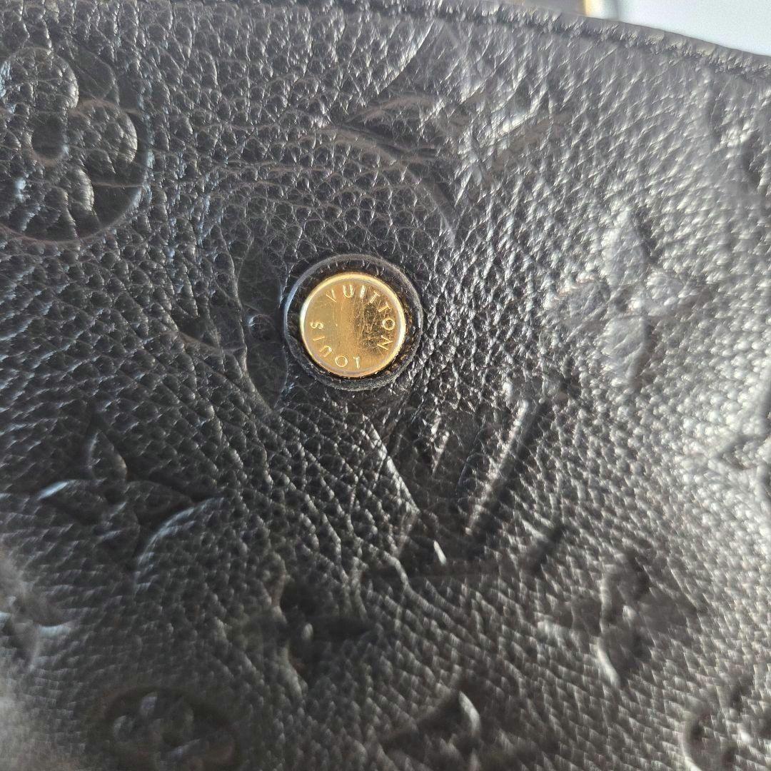 超特価！早い者勝ち！LouisVuittonルイヴィトン 黒 レザーハンドバッグ