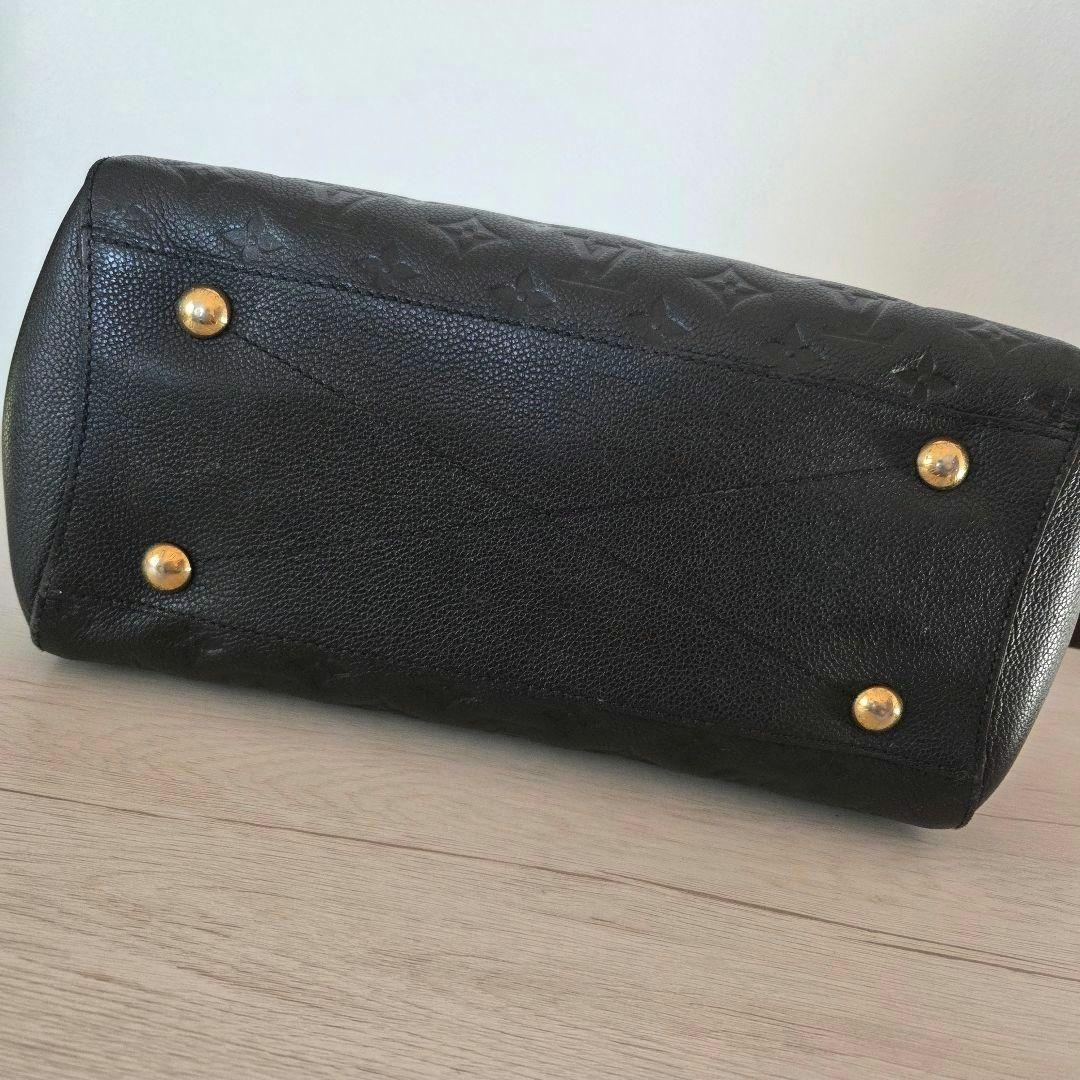超特価！早い者勝ち！LouisVuittonルイヴィトン 黒 レザーハンドバッグ