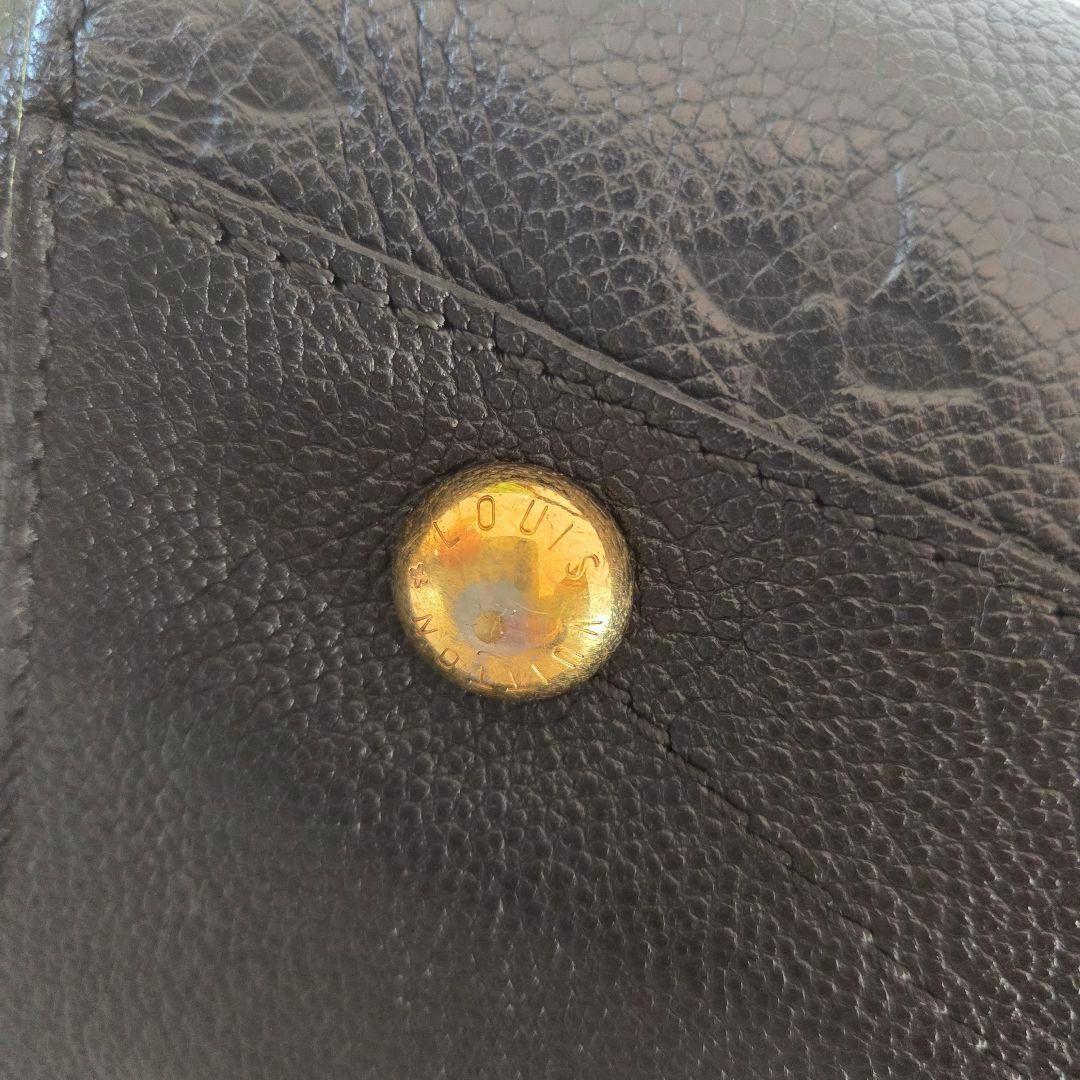 超特価！早い者勝ち！LouisVuittonルイヴィトン 黒 レザーハンドバッグ