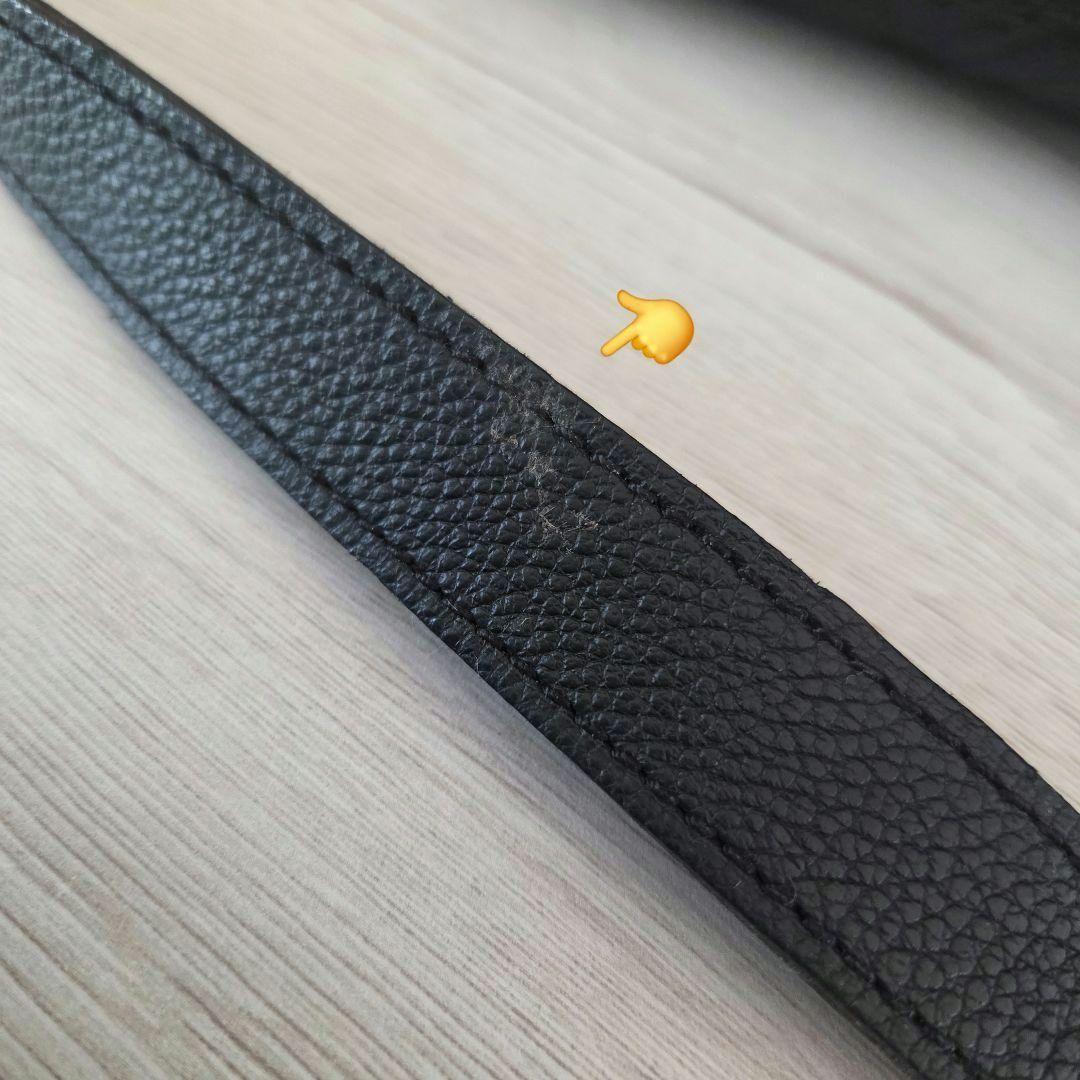 超特価！早い者勝ち！LouisVuittonルイヴィトン 黒 レザーハンドバッグ