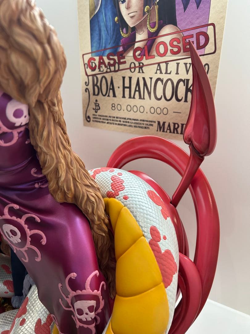 ワンピース　ログコレクション　ハンコック　大型スタチュー