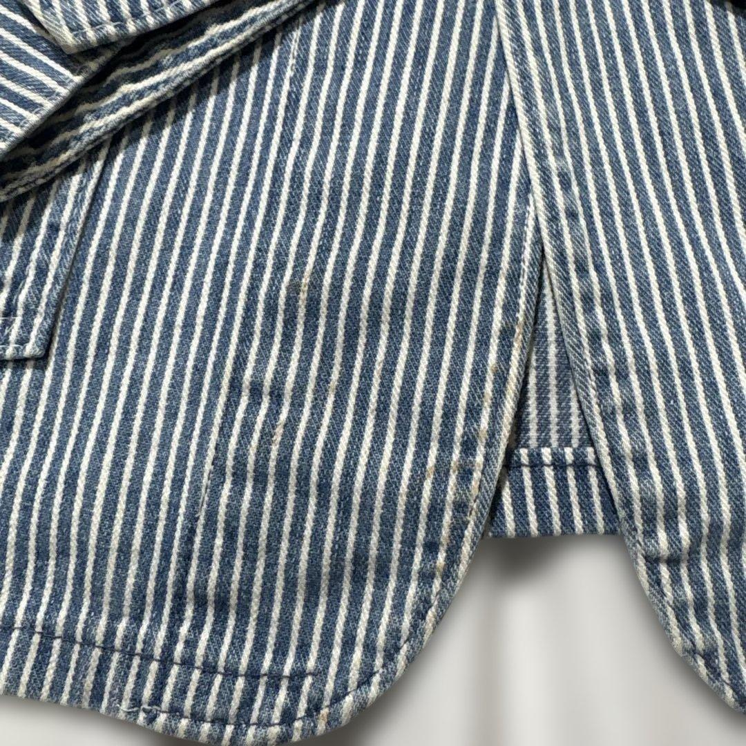 80s〜 OSHKOSH オシュコシュ ヒッコリー　カバーオール　usa製