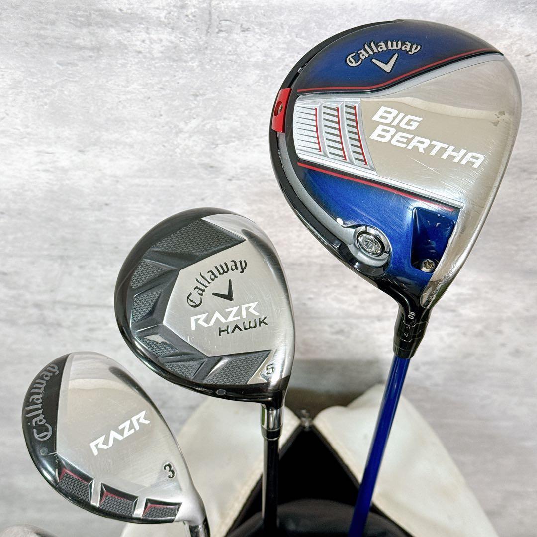 ゴルフクラブセット メンズ キャロウェイ フルセット 11本【K427】