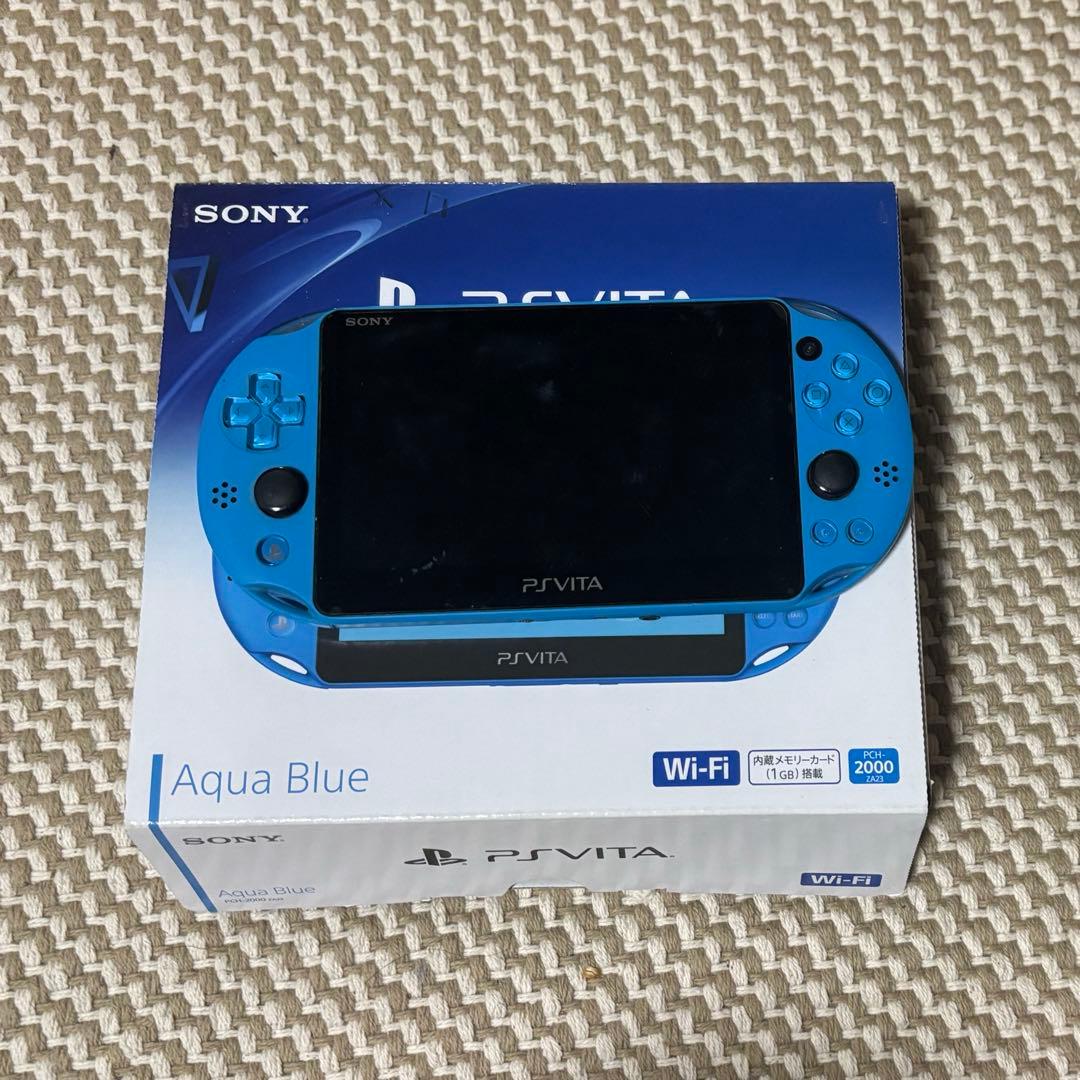 PS Vita Wi-Fiモデル アクアブルー(PCH-2000 ZA23)
