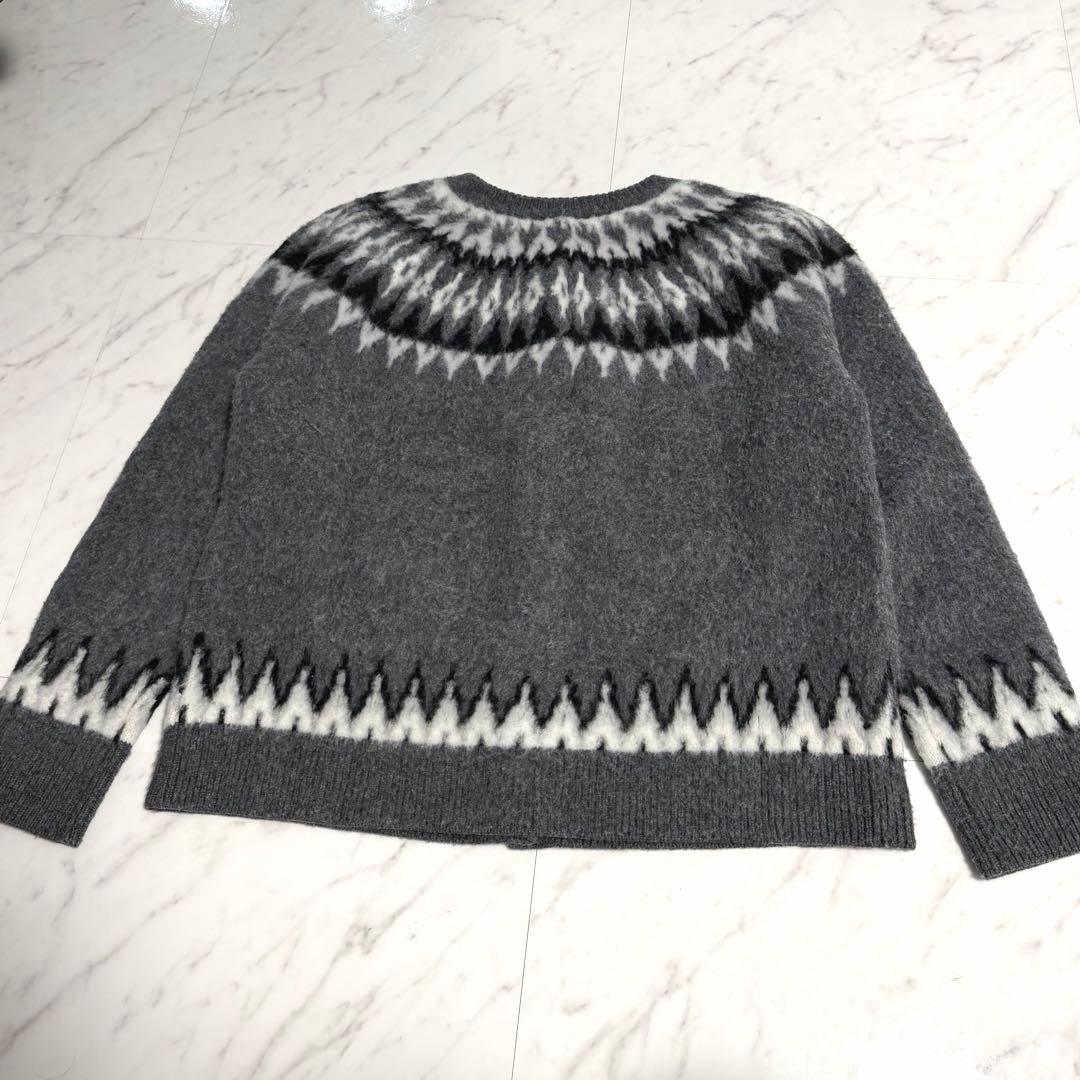 2024✨️完売品 アニュアンス ノルディック ニット カーディガン グレー